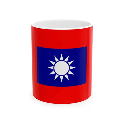 Flag of the Republic of China Army (China) White Coffee Mug 11oz - Go Mug Yourself