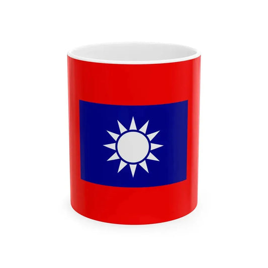 Flag of the Republic of China Army (China) White Coffee Mug 11oz - Go Mug Yourself