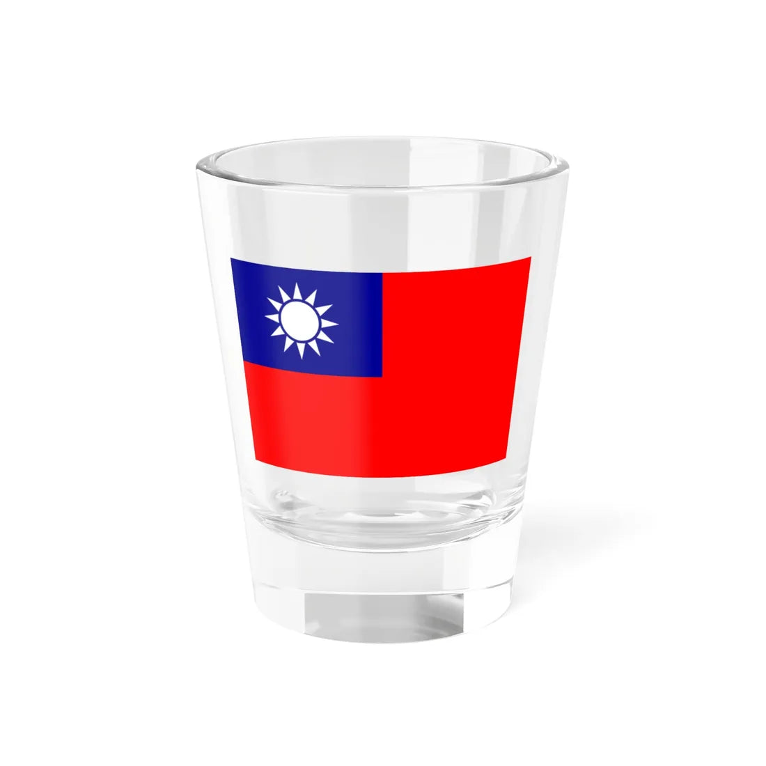 Flag of the Republic of China (China) Shot Glass 1.5oz 1.5oz - Go Mug Yourself