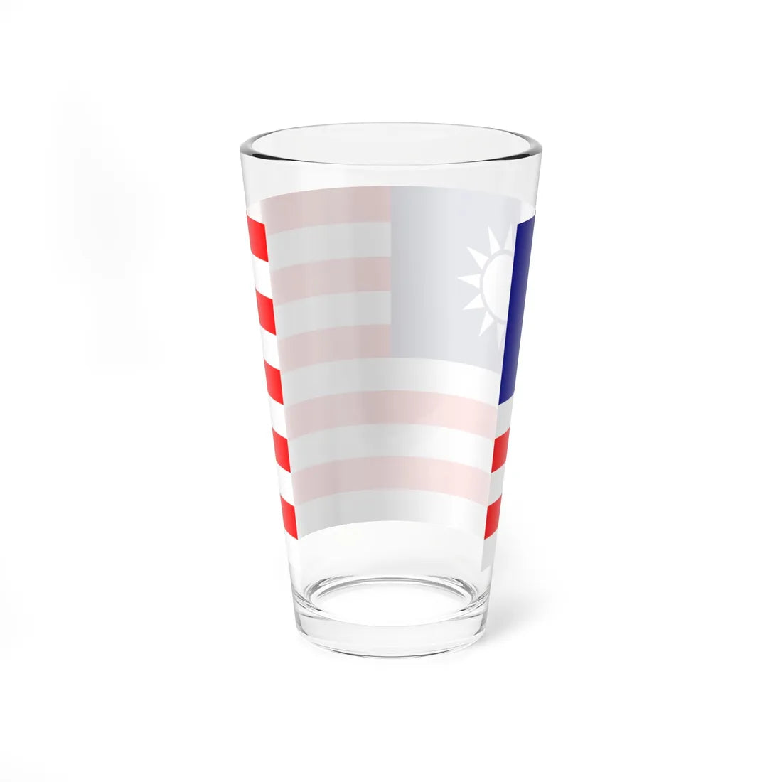 Flag of the Republic of China draft 1 (China) Pint Glass 16oz - Go Mug Yourself