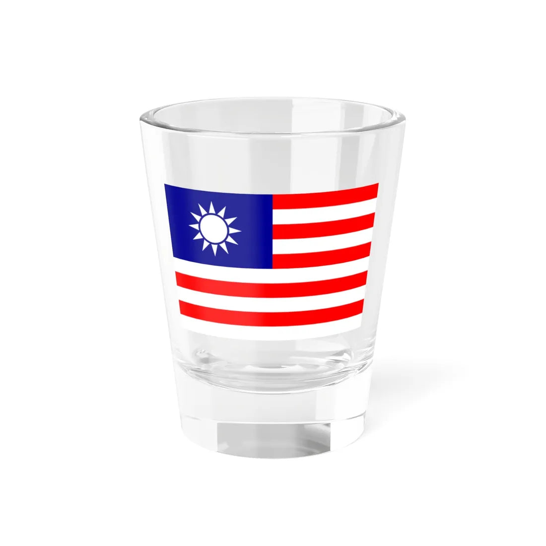 Flag of the Republic of China draft 1 (China) Shot Glass 1.5oz 1.5oz - Go Mug Yourself
