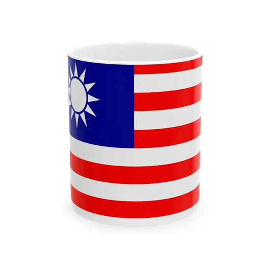 Flag of the Republic of China draft 1 (China) White Coffee Mug 11oz - Go Mug Yourself