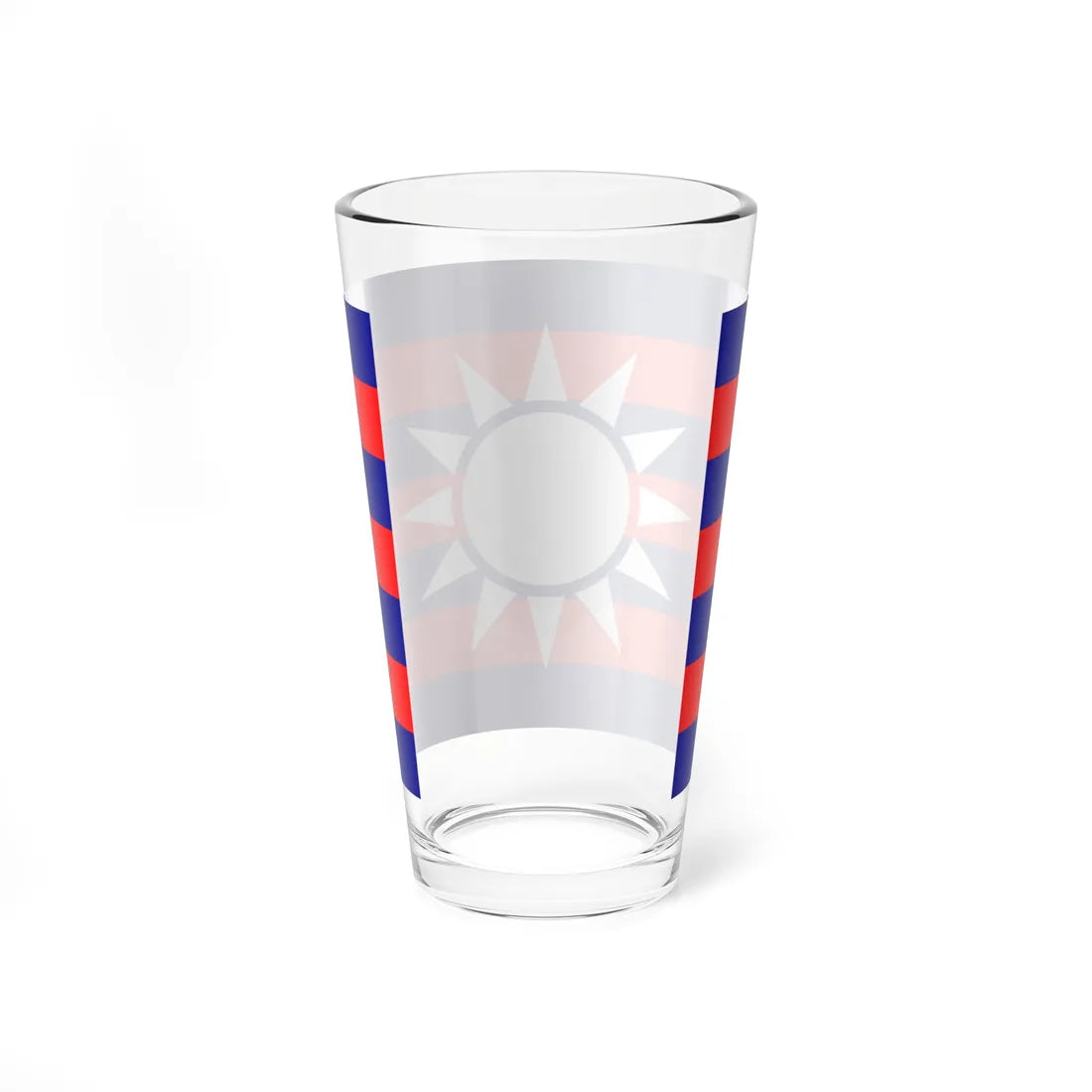 Flag of the Republic of China draft 2 (China) Pint Glass 16oz - Go Mug Yourself