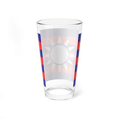 Flag of the Republic of China draft 2 (China) Pint Glass 16oz - Go Mug Yourself