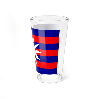Flag of the Republic of China draft 2 (China) Pint Glass 16oz - Go Mug Yourself