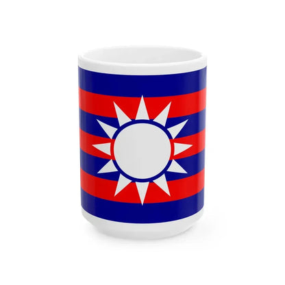Flag of the Republic of China draft 2 (China) White Coffee Mug 15oz - Go Mug Yourself
