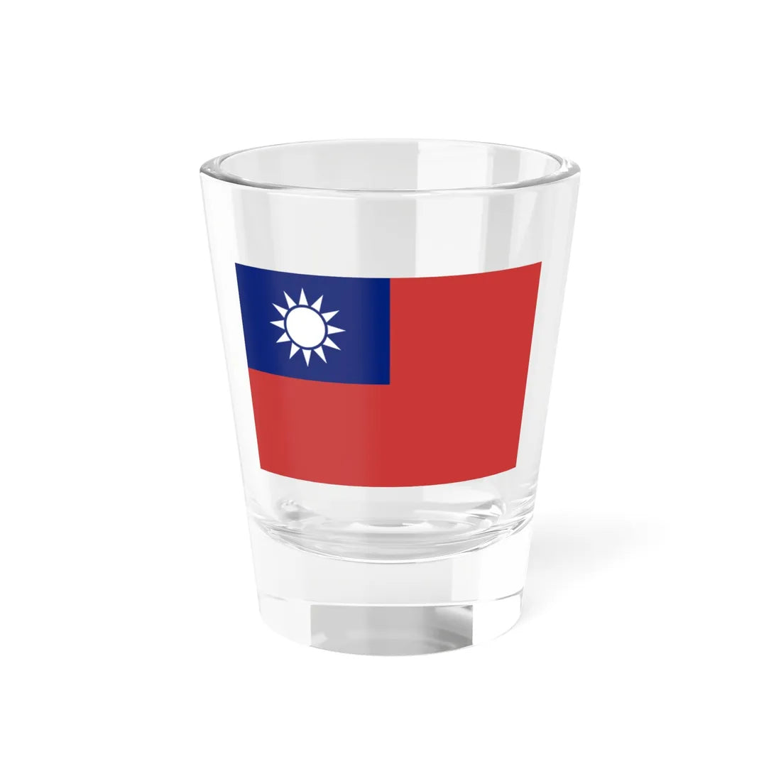 Flag of the Republic of China fictitious shade variant (China) Shot Glass 1.5oz 1.5oz - Go Mug Yourself
