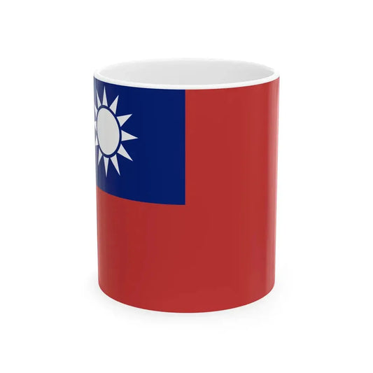 Flag of the Republic of China fictitious shade variant (China) White Coffee Mug 11oz - Go Mug Yourself