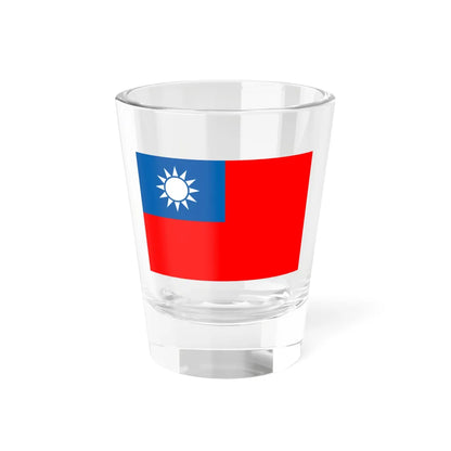Flag of the Republic of China Kuomintang (China) Shot Glass 1.5oz 1.5oz - Go Mug Yourself