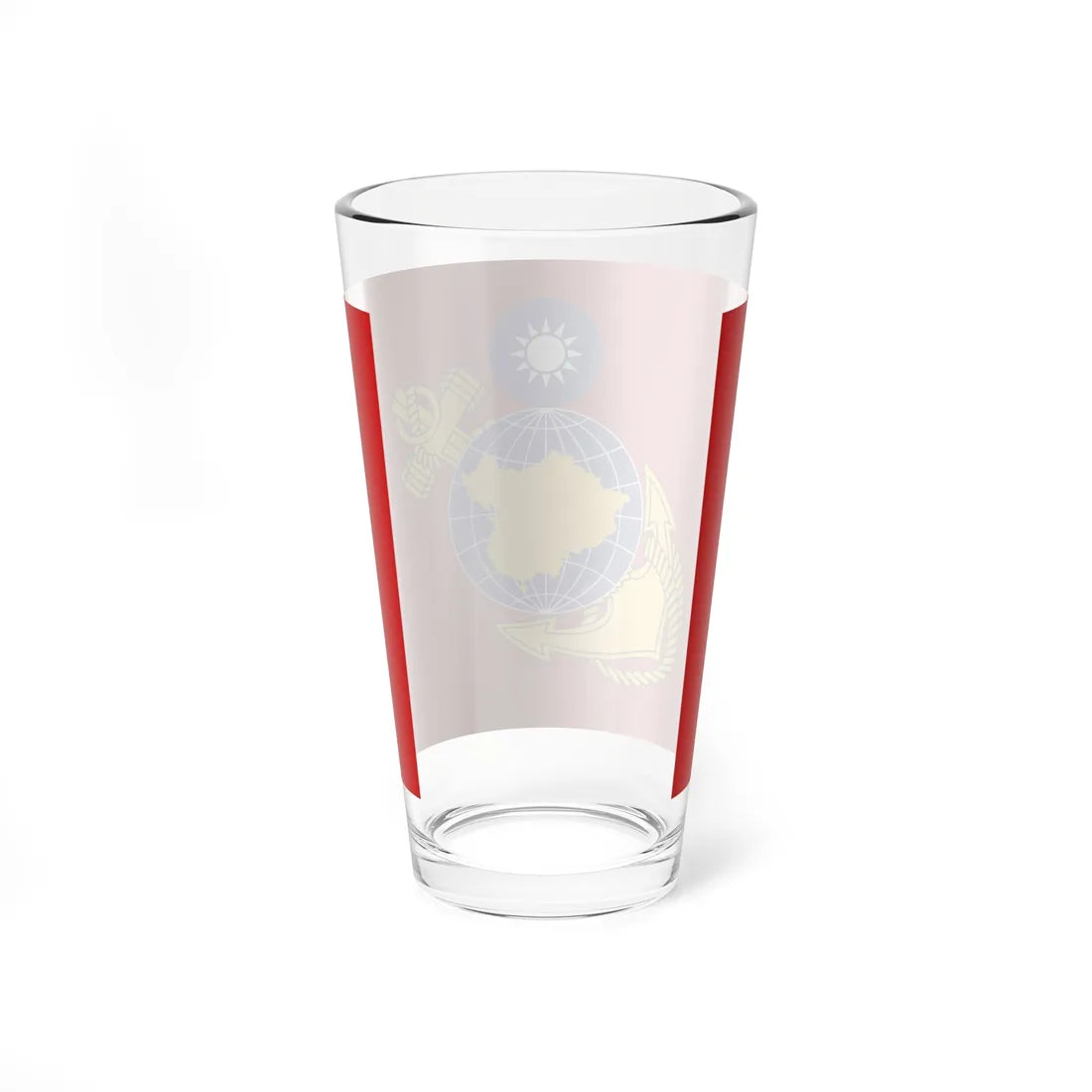 Flag of the Republic of China Marine Corps (China) Pint Glass 16oz - Go Mug Yourself