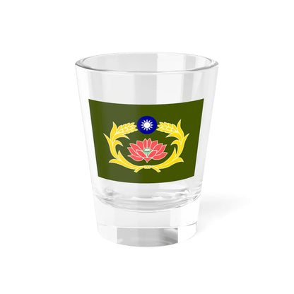 Flag of the Republic of China Military Police (China) Shot Glass 1.5oz 1.5oz - Go Mug Yourself