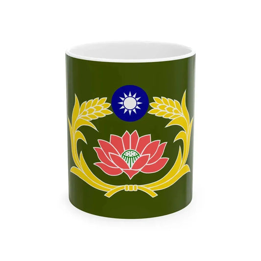 Flag of the Republic of China Military Police (China) White Coffee Mug 11oz - Go Mug Yourself