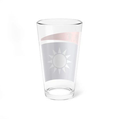 Flag of the Republic of China-Nanjing Naval Jack (China) Pint Glass 16oz - Go Mug Yourself