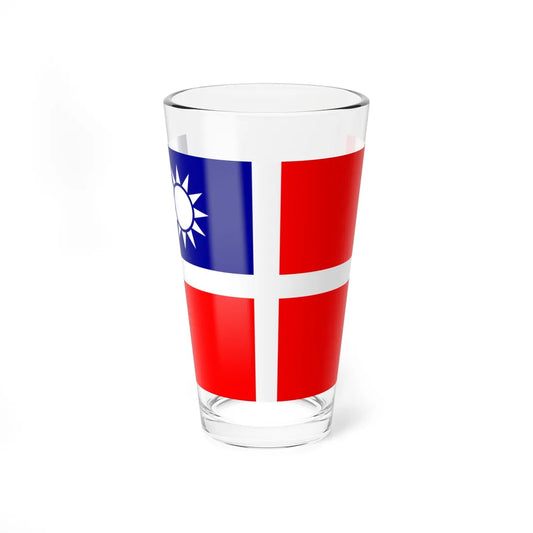 Flag of the Republic of China-Nanjing War Ensign (China) Pint Glass 16oz 16oz - Go Mug Yourself