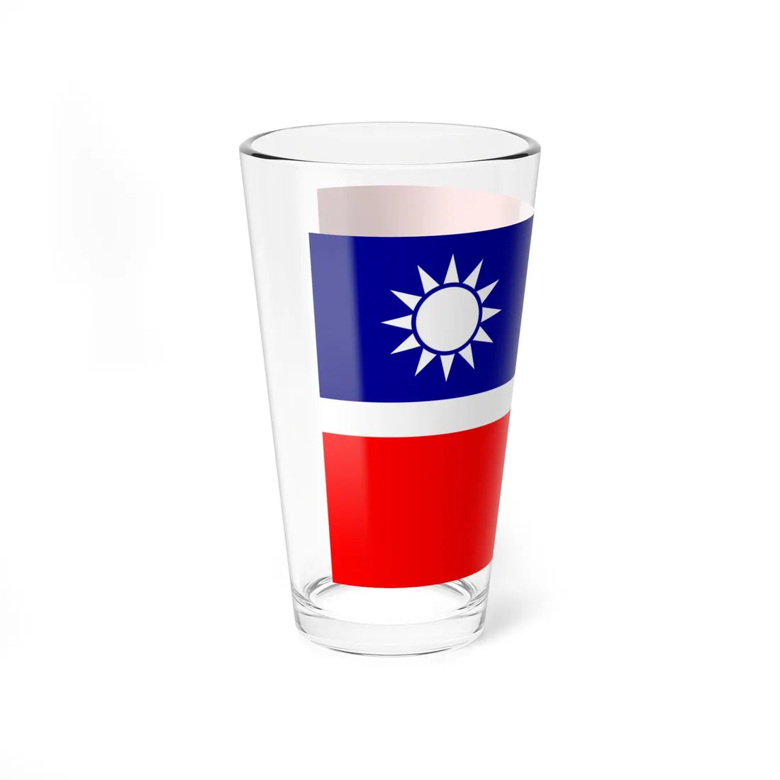 Flag of the Republic of China-Nanjing War Ensign (China) Pint Glass 16oz - Go Mug Yourself