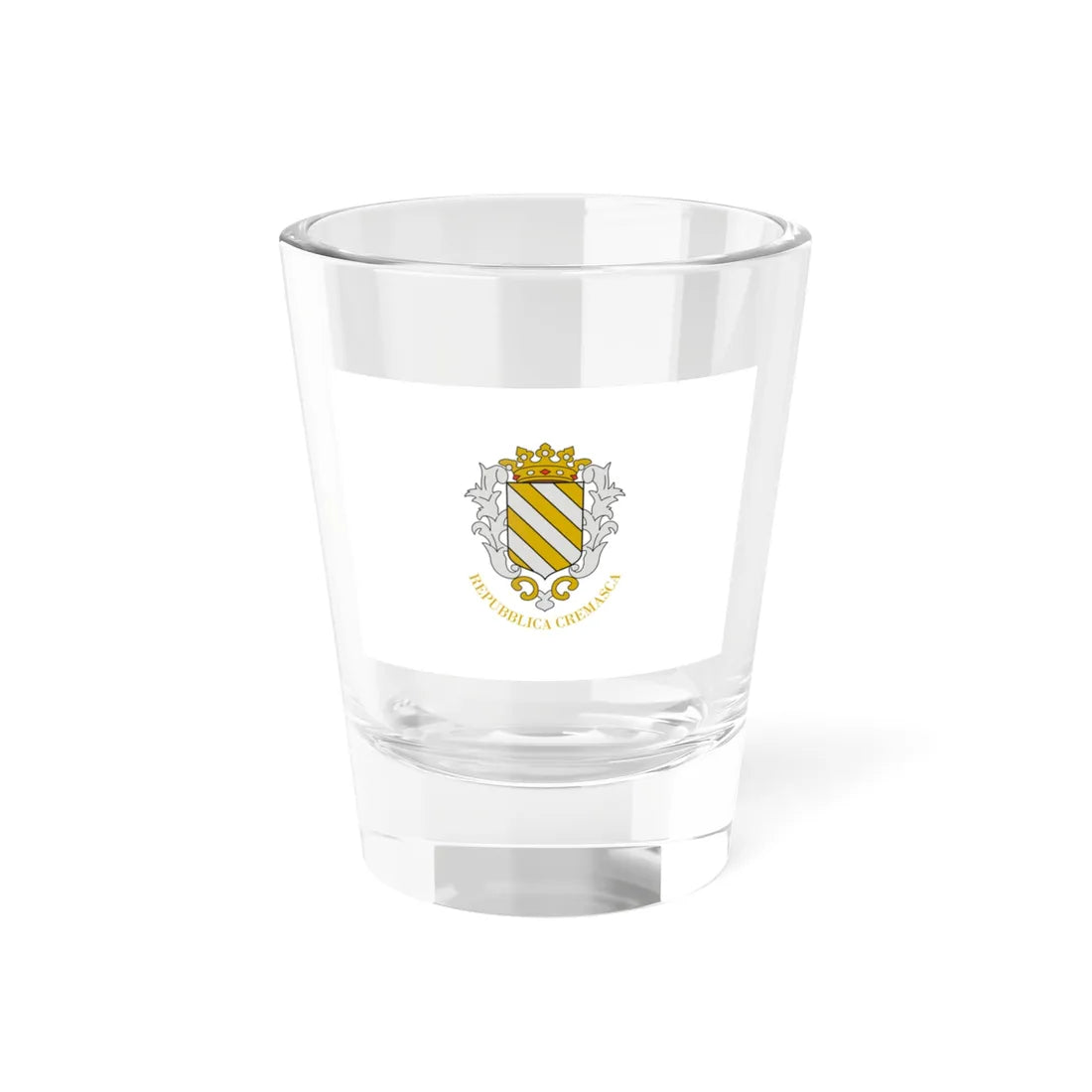 Flag of the Republic of Crema (Italy) Shot Glass 1.5oz 1.5oz - Go Mug Yourself