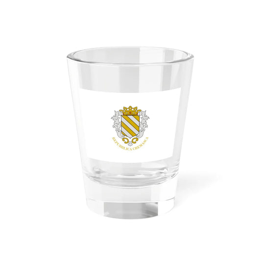 Flag of the Republic of Crema (Italy) Shot Glass 1.5oz 1.5oz - Go Mug Yourself