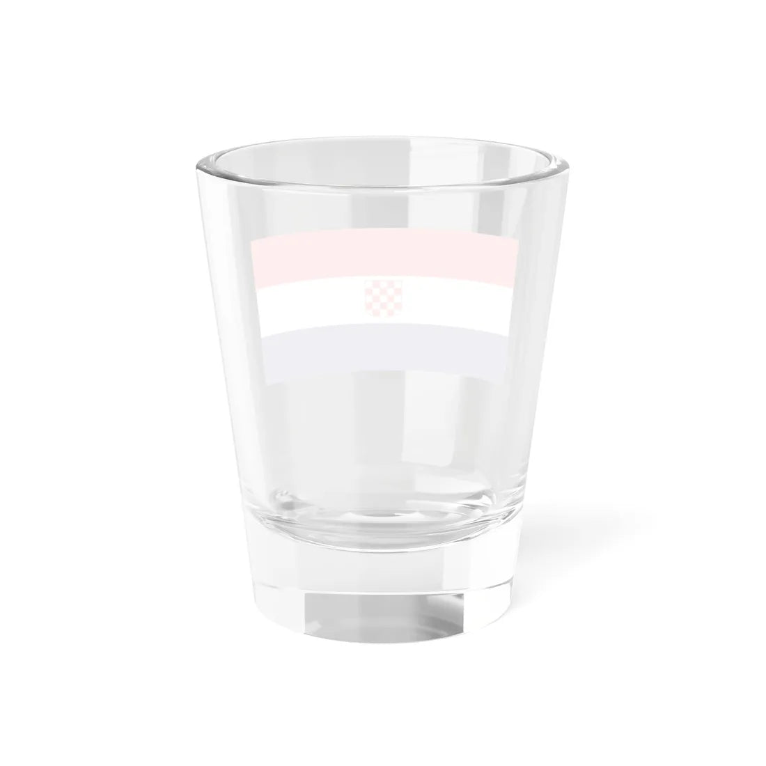 Flag of the Republic of Croatia 1990 (Croatia) Shot Glass 1.5oz - Go Mug Yourself