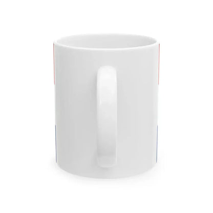 Flag of the Republic of Croatia in 1990 3-2 (Croatia) White Coffee Mug - Go Mug Yourself