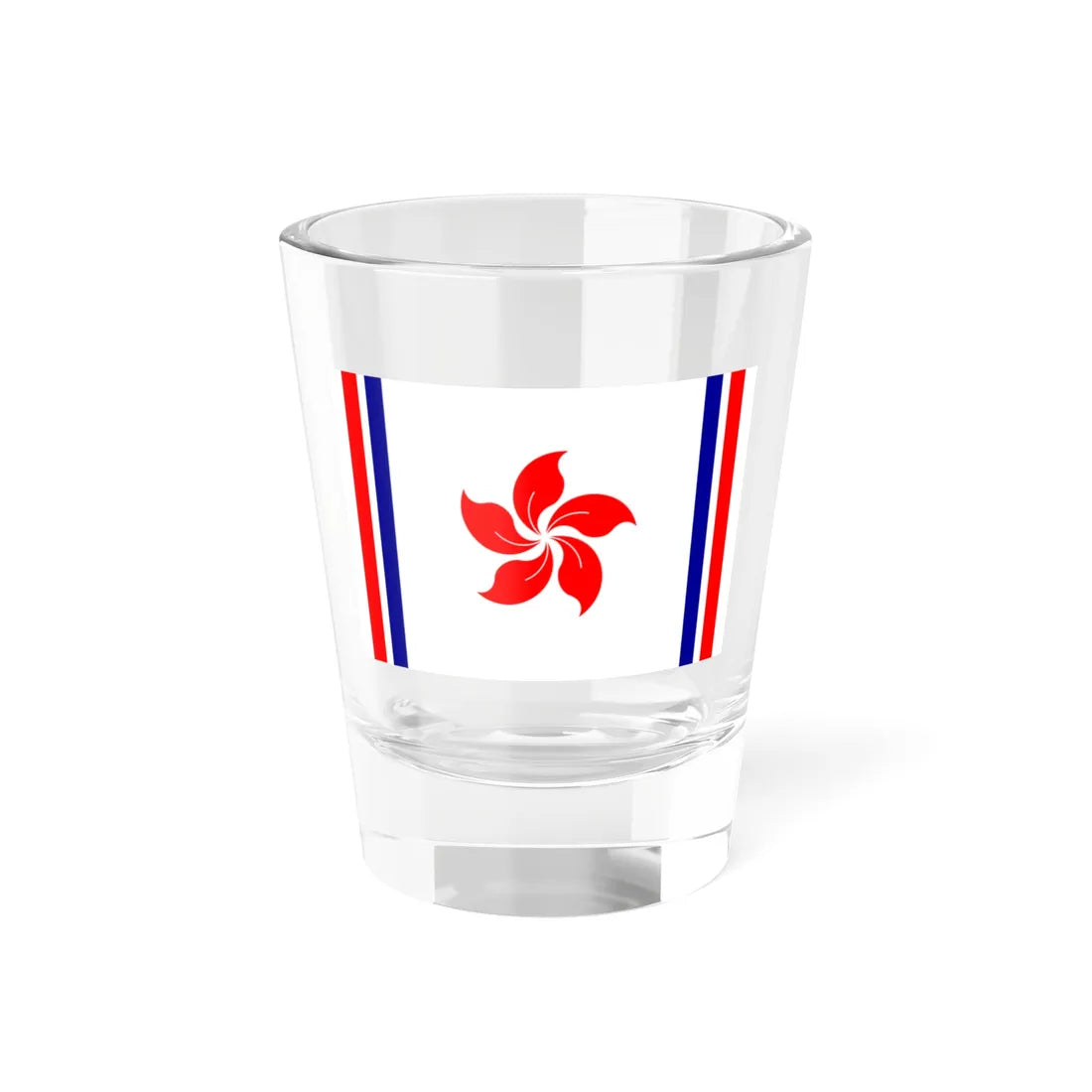 Flag of the Republic of Hong Kong (China) Shot Glass 1.5oz 1.5oz - Go Mug Yourself