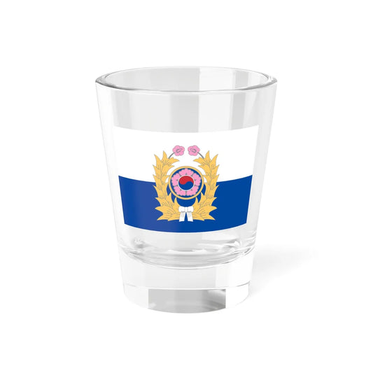 Flag of the Republic of Korea Army (Korea) Shot Glass 1.5oz 1.5oz - Go Mug Yourself