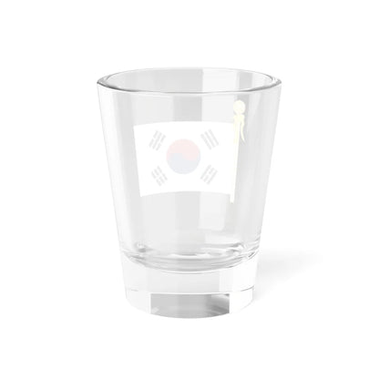 Flag of the Republic of Korea with yellow ribbon (Korea) Shot Glass 1.5oz - Go Mug Yourself