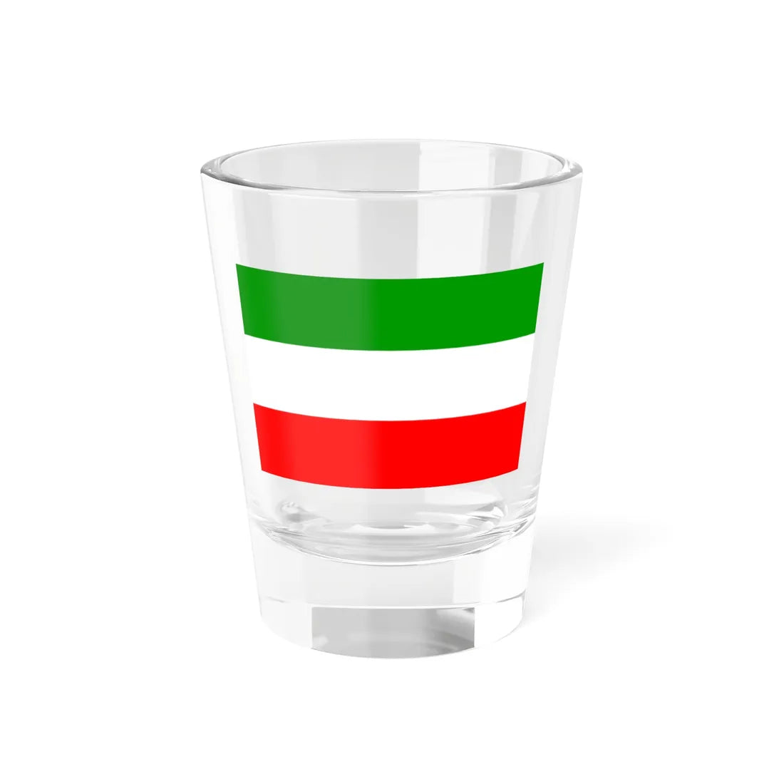 Flag of the Republic of Lucca (Italy) Shot Glass 1.5oz 1.5oz - Go Mug Yourself
