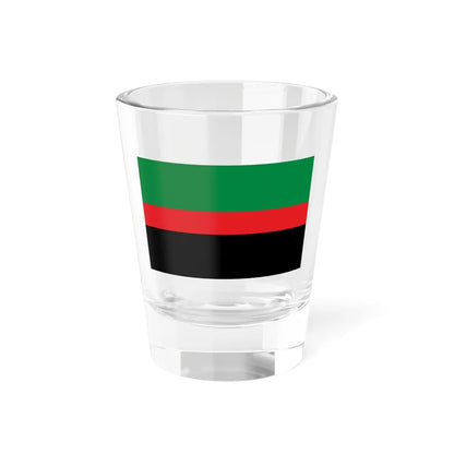 Flag of the Republic of New Afrika (United States) Shot Glass 1.5oz 1.5oz - Go Mug Yourself