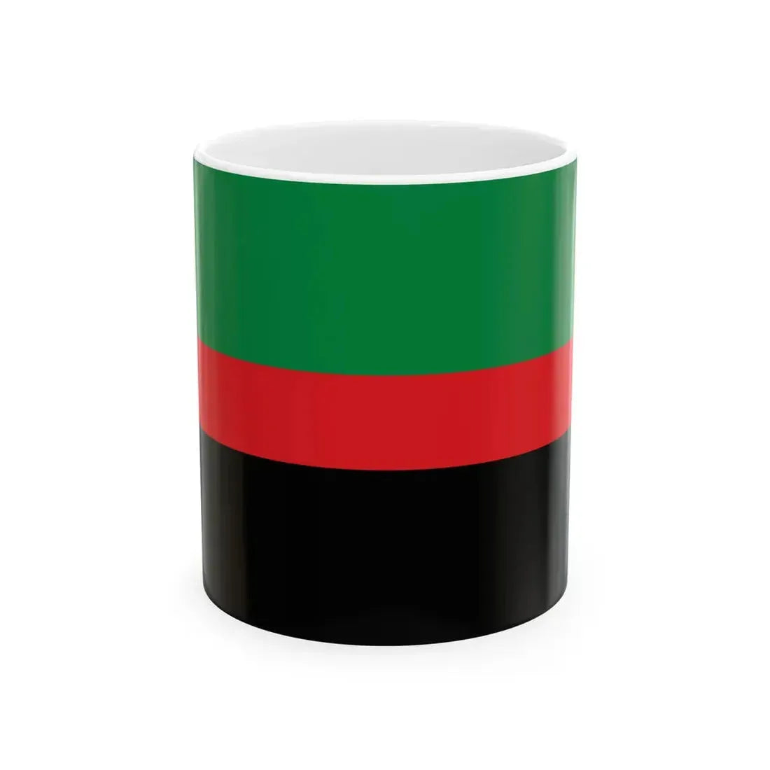 Flag of the Republic of New Afrika (United States) White Coffee Mug 11oz - Go Mug Yourself