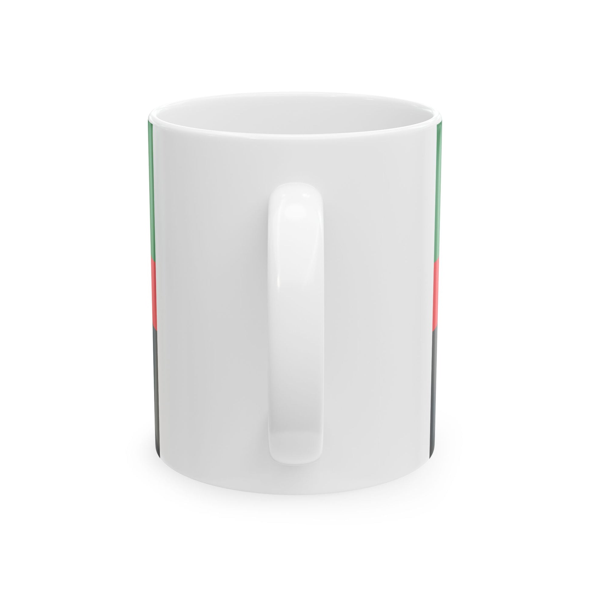 Flag of the Republic of New Afrika (United States) White Coffee Mug-Go Mug Yourself