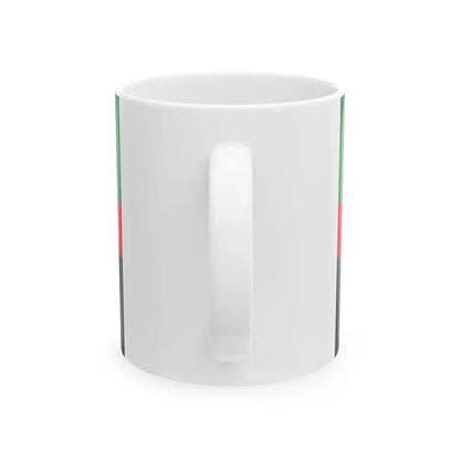 Flag of the Republic of New Afrika (United States) White Coffee Mug - Go Mug Yourself