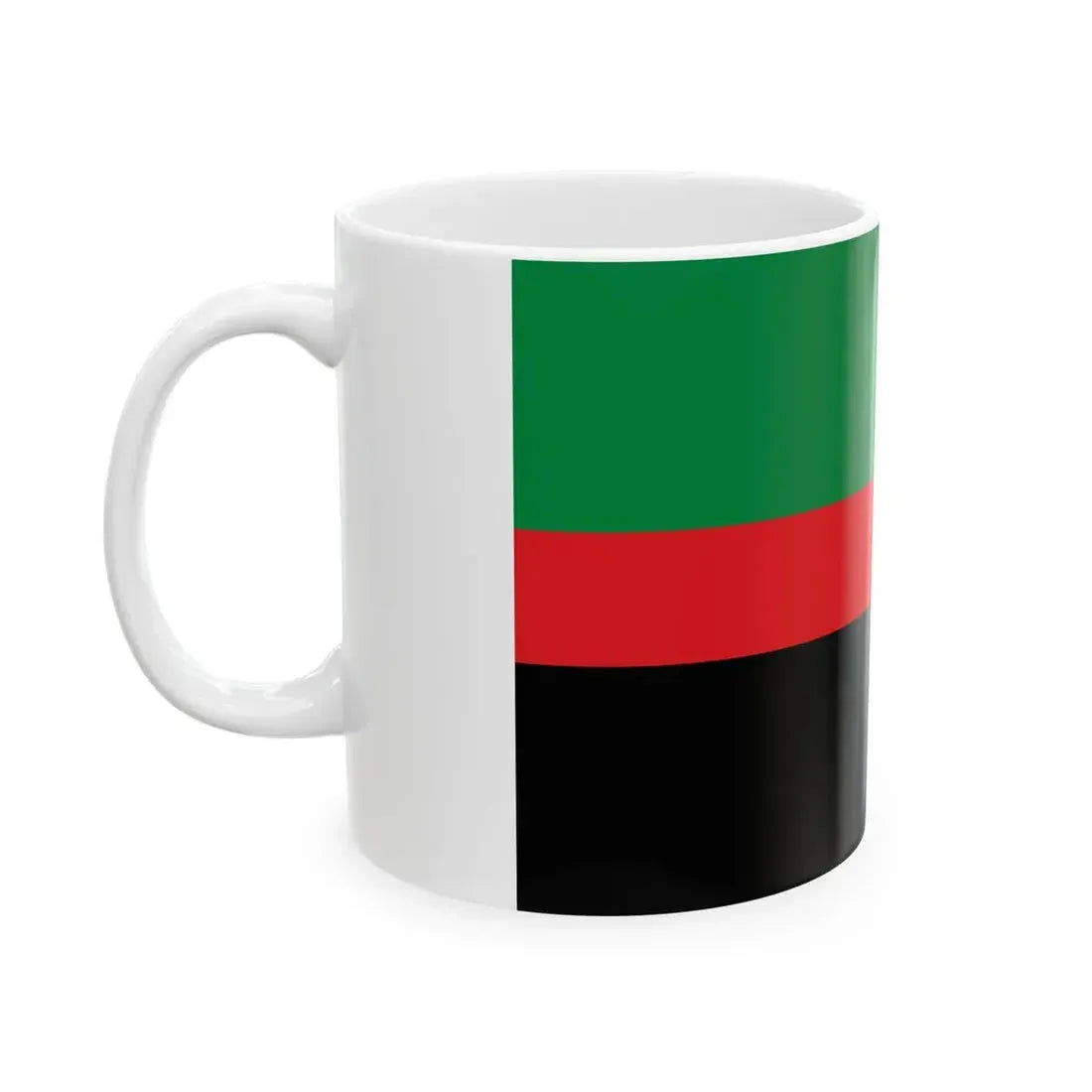 Flag of the Republic of New Afrika (United States) White Coffee Mug - Go Mug Yourself