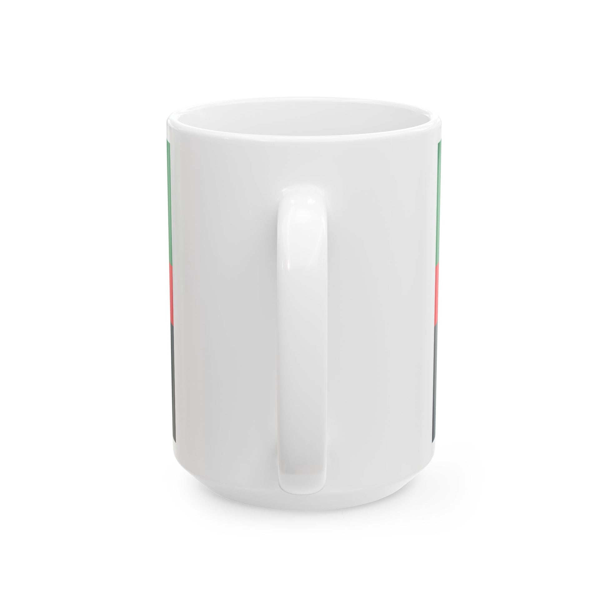 Flag of the Republic of New Afrika (United States) White Coffee Mug-Go Mug Yourself