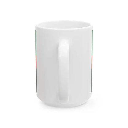 Flag of the Republic of New Afrika (United States) White Coffee Mug - Go Mug Yourself