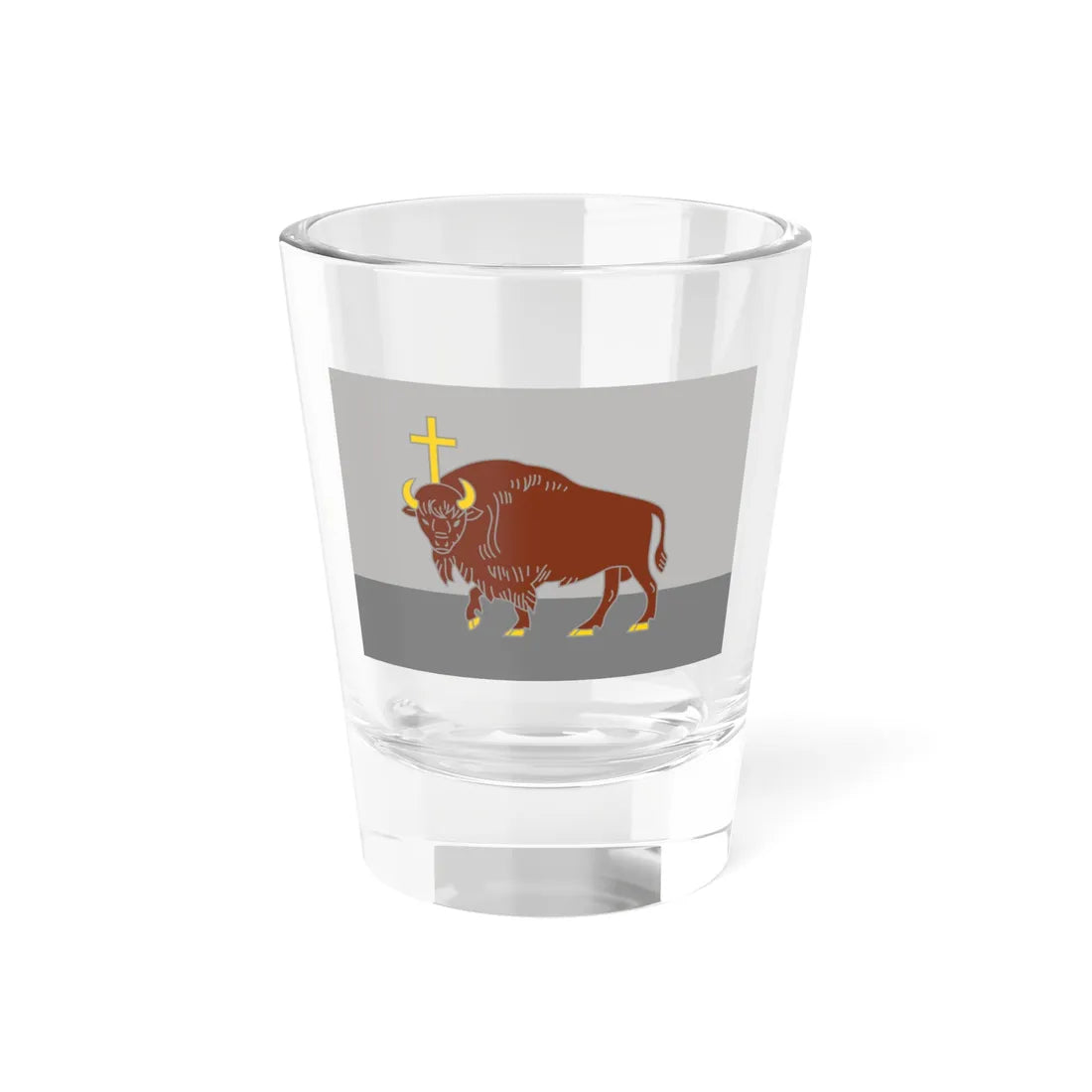 Flag of the Republic of Perloja (Lithuania) Shot Glass 1.5oz 1.5oz - Go Mug Yourself