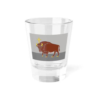 Flag of the Republic of Perloja (Lithuania) Shot Glass 1.5oz 1.5oz - Go Mug Yourself