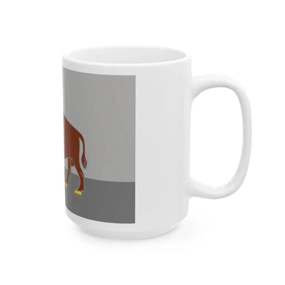 Flag of the Republic of Perloja (Lithuania) White Coffee Mug - Go Mug Yourself