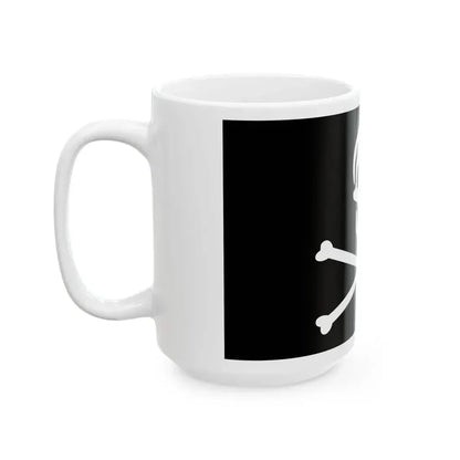 Flag of the Republic of Pirates 1706-1718 (Bahamas) White Coffee Mug - Go Mug Yourself