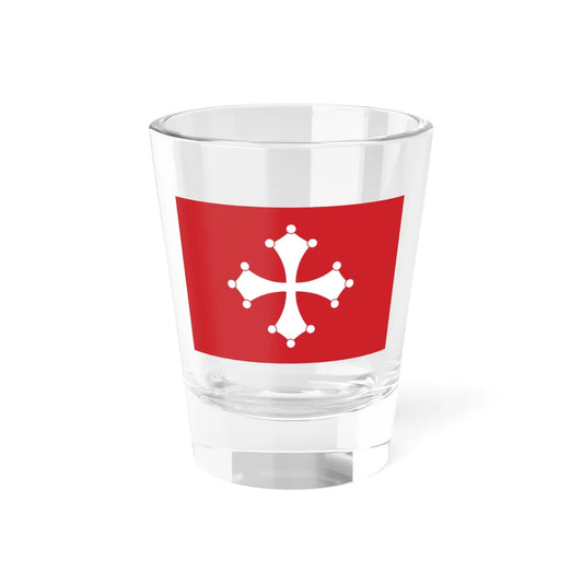 Flag of the Republic of Pisa (Italy) Shot Glass 1.5oz 1.5oz - Go Mug Yourself