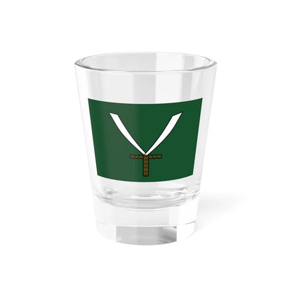 Flag of the Republic of Salé 1624-1668 (Algeria) Shot Glass 1.5oz 1.5oz - Go Mug Yourself