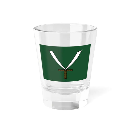 Flag of the Republic of Salé 1624-1668 (Algeria) Shot Glass 1.5oz 1.5oz - Go Mug Yourself