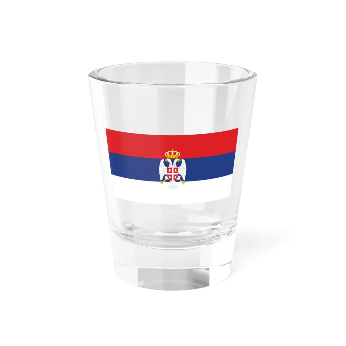 Flag of The Republic of Serbian Krajina (Croatia) Shot Glass 1.5oz 1.5oz - Go Mug Yourself