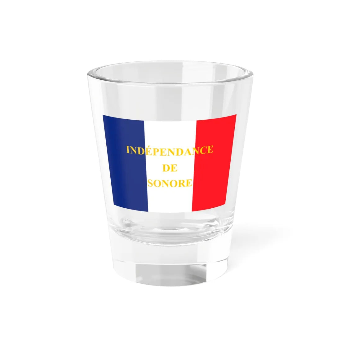 Flag of the Republic of Sonora Raousset-Boulbon (France) Shot Glass 1.5oz 1.5oz - Go Mug Yourself