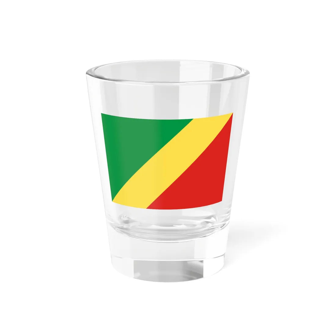 Flag of the Republic of the Congo (Congo) Shot Glass 1.5oz 1.5oz - Go Mug Yourself