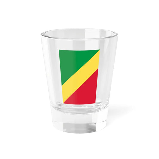 Flag of the Republic of the Congo vertical (Congo) Shot Glass 1.5oz 1.5oz - Go Mug Yourself