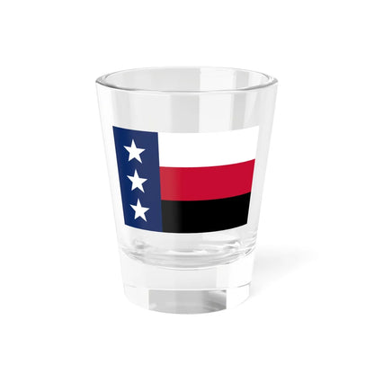 Flag of the Republic of the Rio Grande historical (Mexico) Shot Glass 1.5oz 1.5oz - Go Mug Yourself