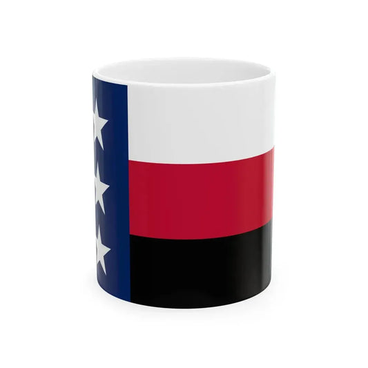 Flag of the Republic of the Rio Grande historical (Mexico) White Coffee Mug 11oz - Go Mug Yourself