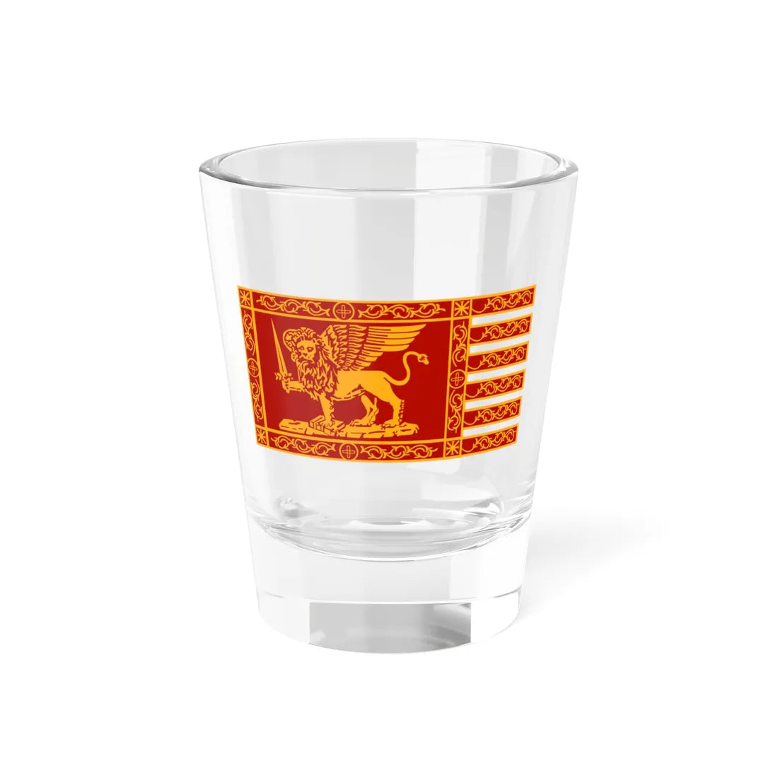 Flag of the Republic of Venice (Italy) Shot Glass 1.5oz 1.5oz - Go Mug Yourself