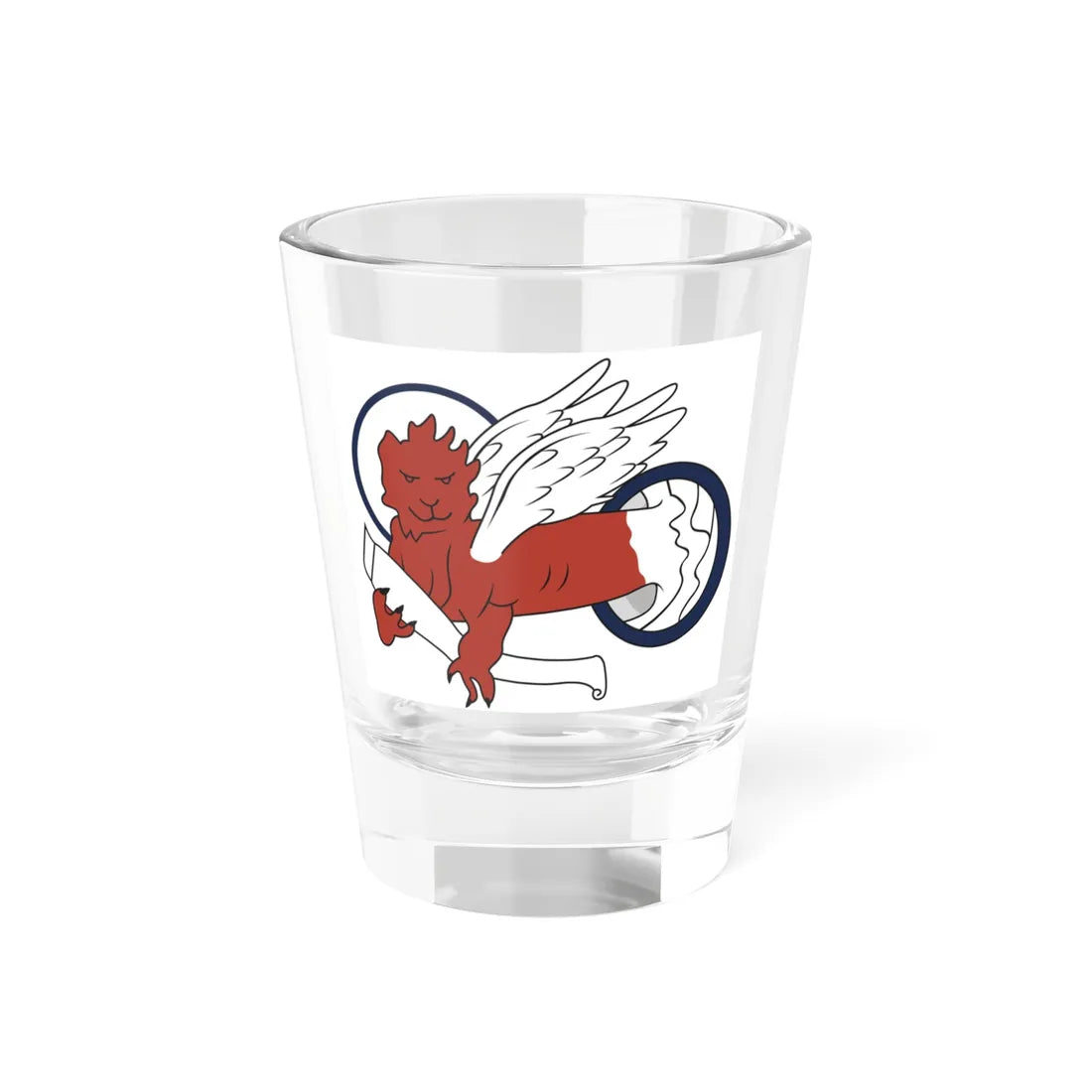 Flag of the Republic of Venice Mid-14th century (Italy) Shot Glass 1.5oz 1.5oz - Go Mug Yourself