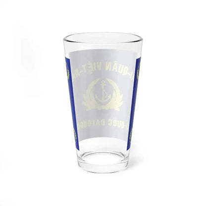 Flag of the Republic of Vietnam Navy (Vietnam) Pint Glass 16oz - Go Mug Yourself